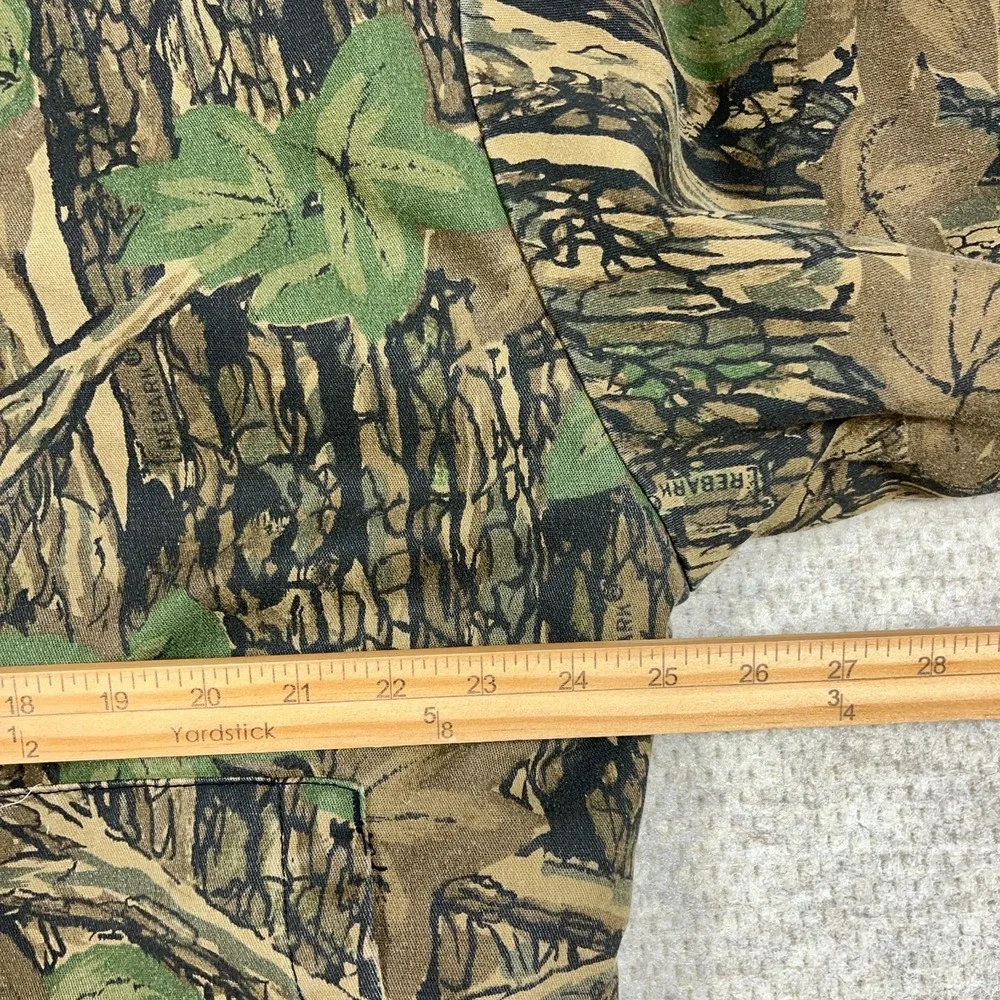 Vintage Realtree Trebark Camo Coveralls Bibs Men Large Hunting Outdoors USA‎ 90s